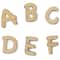 12 Packs: 54 ct. (648 total) 3/4&#x22; Wood Marker Letters by Make Market&#xAE;